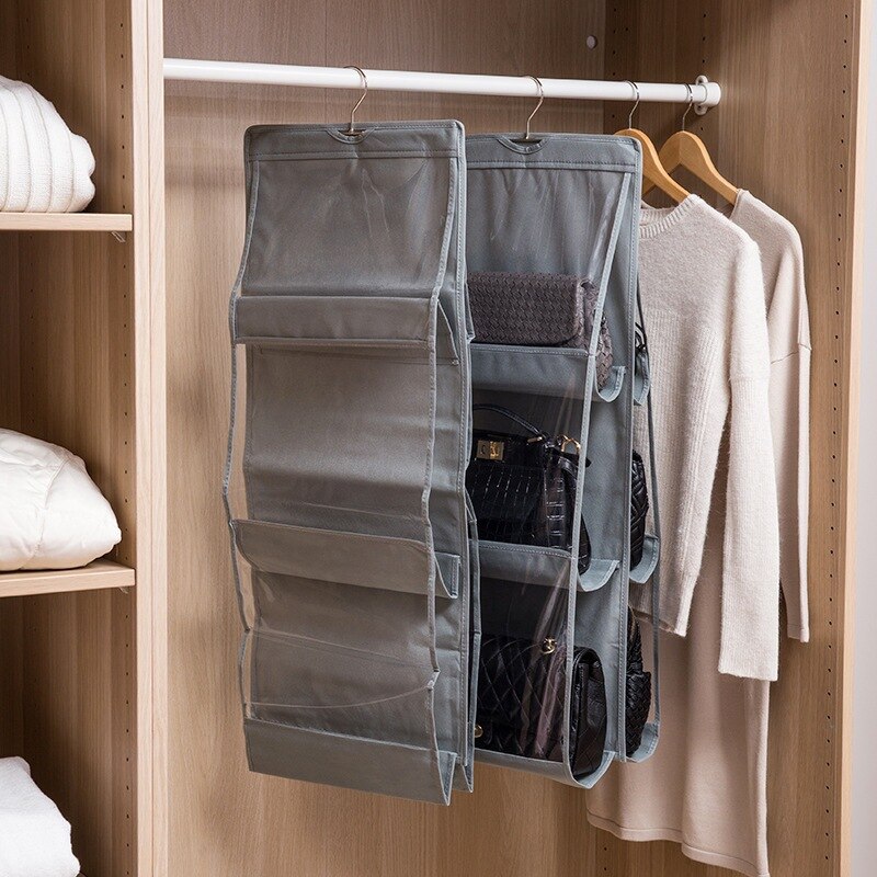 Vertical Hanging Organizer for Handbags and Accessories