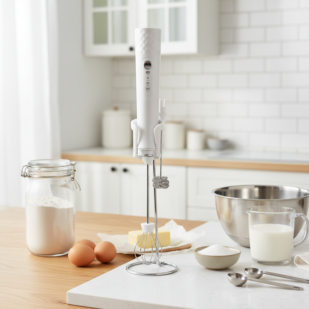 WhiskWave Rechargeable Milk Frother | Effortless Foam for Lattes & More