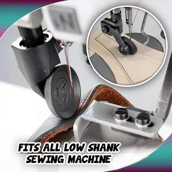 Premium Leather Rolling Presser Foot for Seamless Sewing