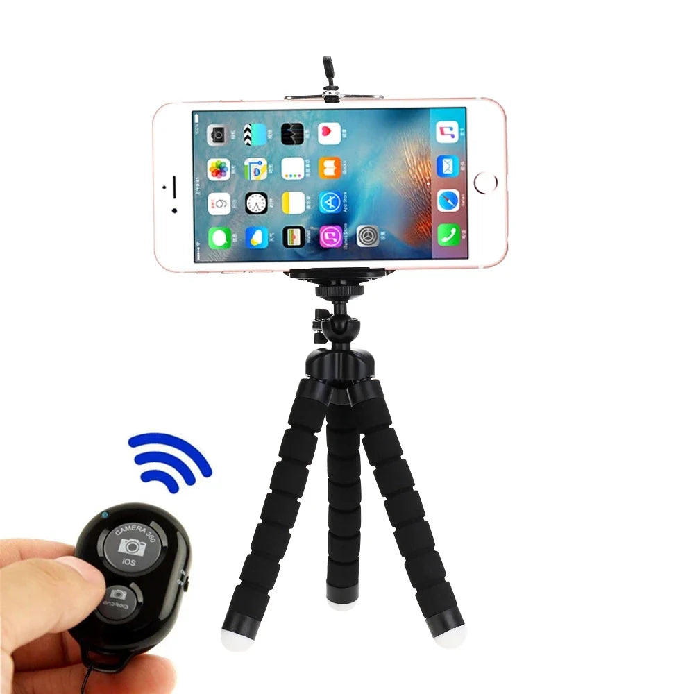 FlexiShoot Compact Tripod – Versatile Smartphone Stand for Travel