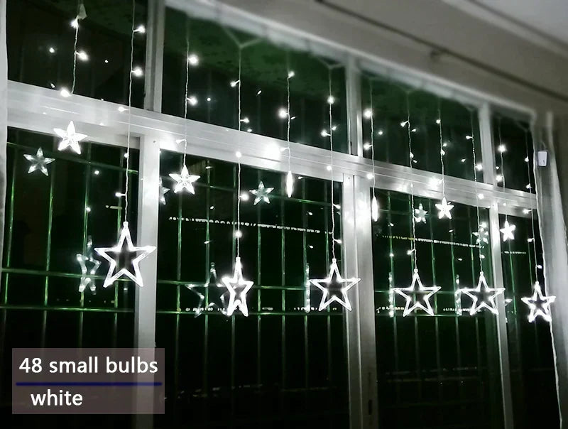 Starry LED Garland – Decorative Star String Lights