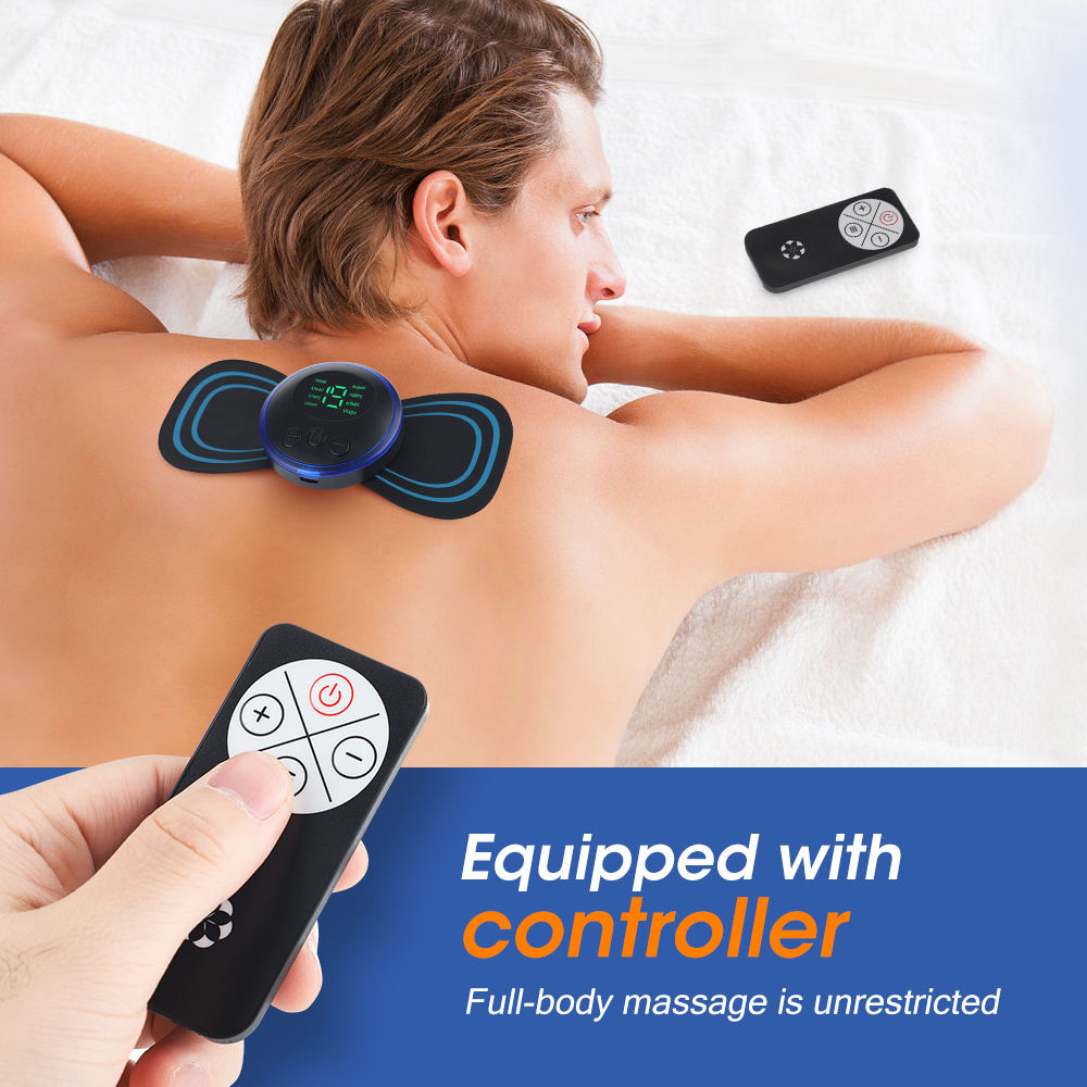 Soothing Relief EMS Massage Pad for Muscle Recovery | Rechargeable & Portable