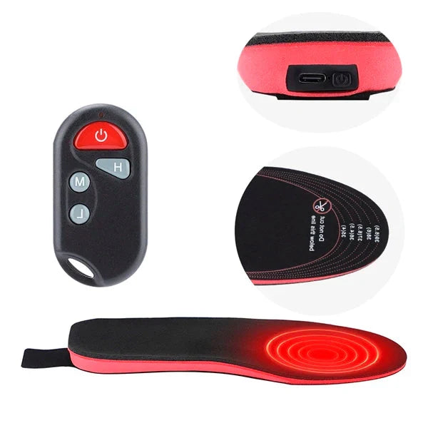 Rechargeable Heated Insoles for Cozy Comfort