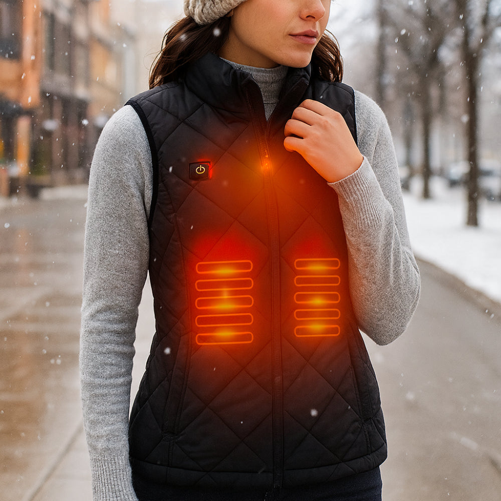 Thermal Comfort Vest for Women | 9 Heating Zones for Cozy Warmth