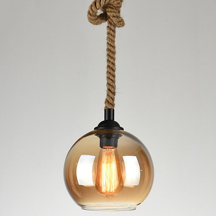 LuxeSphere | Elegant Glass Globe Pendant Light Fixture