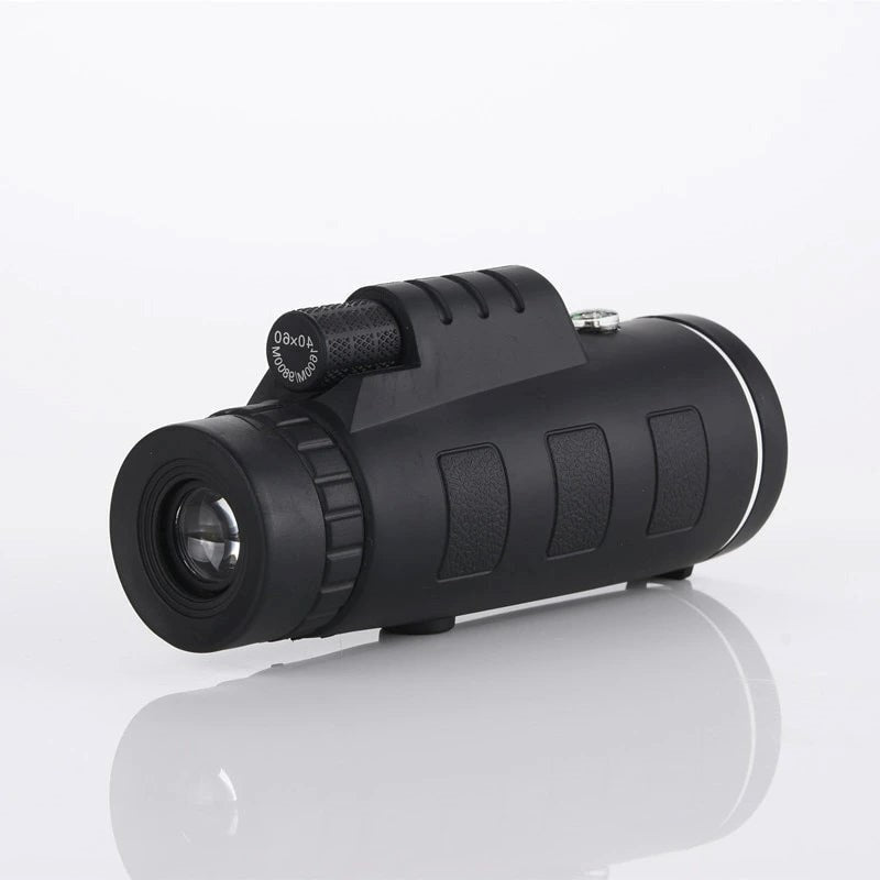 High-Definition Monocular with Smartphone Attachment & Tripod – Waterproof Design