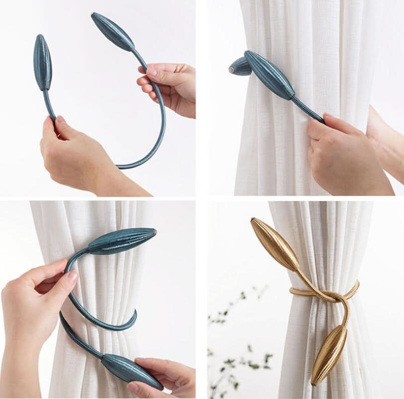 Chic Adjustable Curtain Holders for Effortless Style