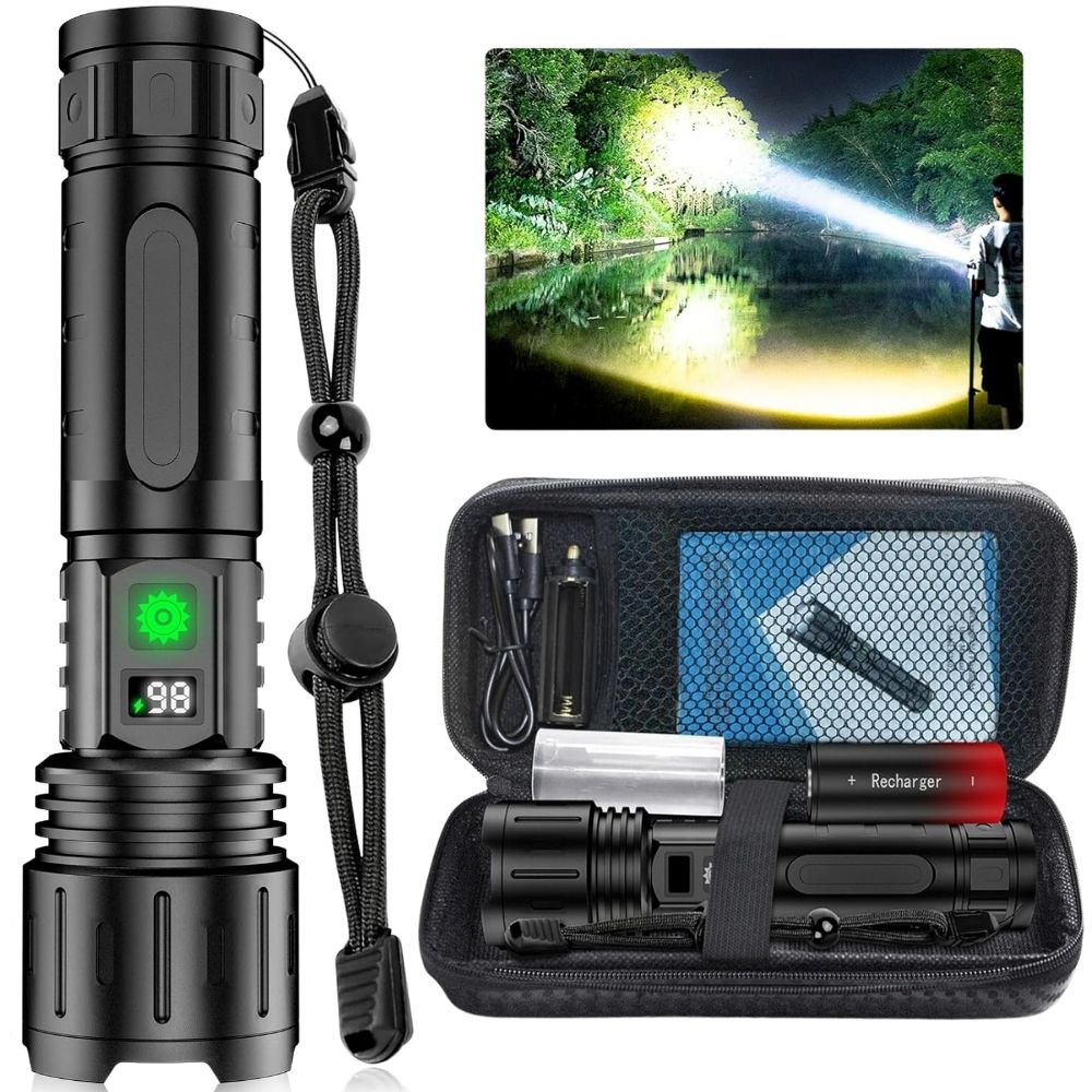 Ultra-Bright Adventure Flashlight | 100,000 Lumens & Versatile Beam