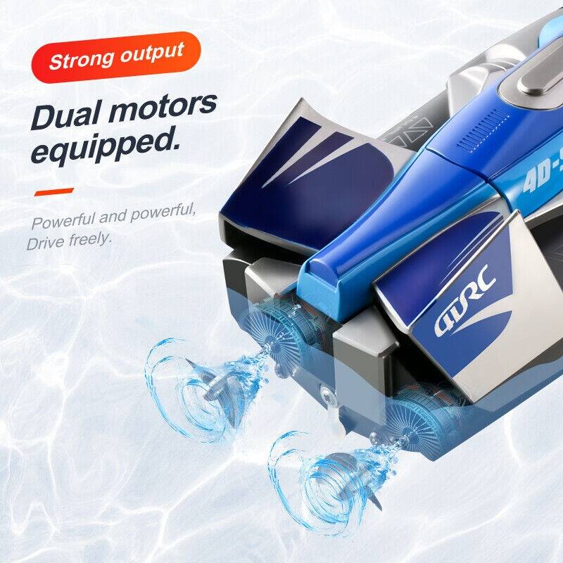 Rapid Aqua Racer with Dual Motors & LED Lights for Ultimate Fun