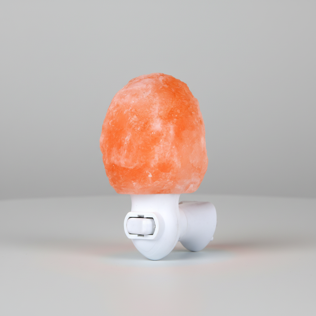Plug-in Himalayan Salt Light – Natural Glow Lamp