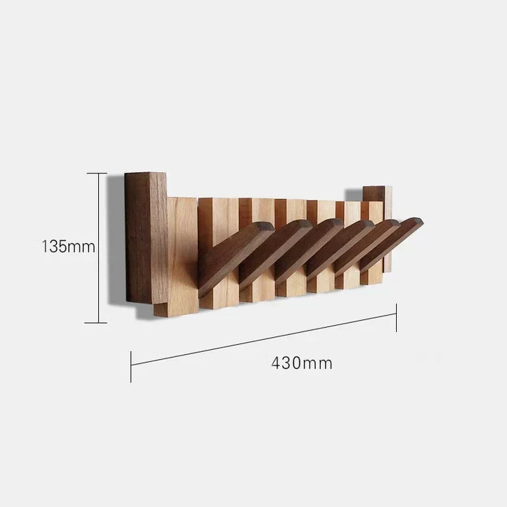 Hallway Wooden Hooks - Decorative Wall Hangers