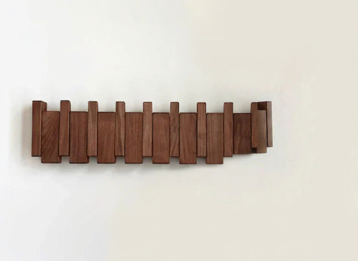 Hallway Wooden Hooks - Decorative Wall Hangers