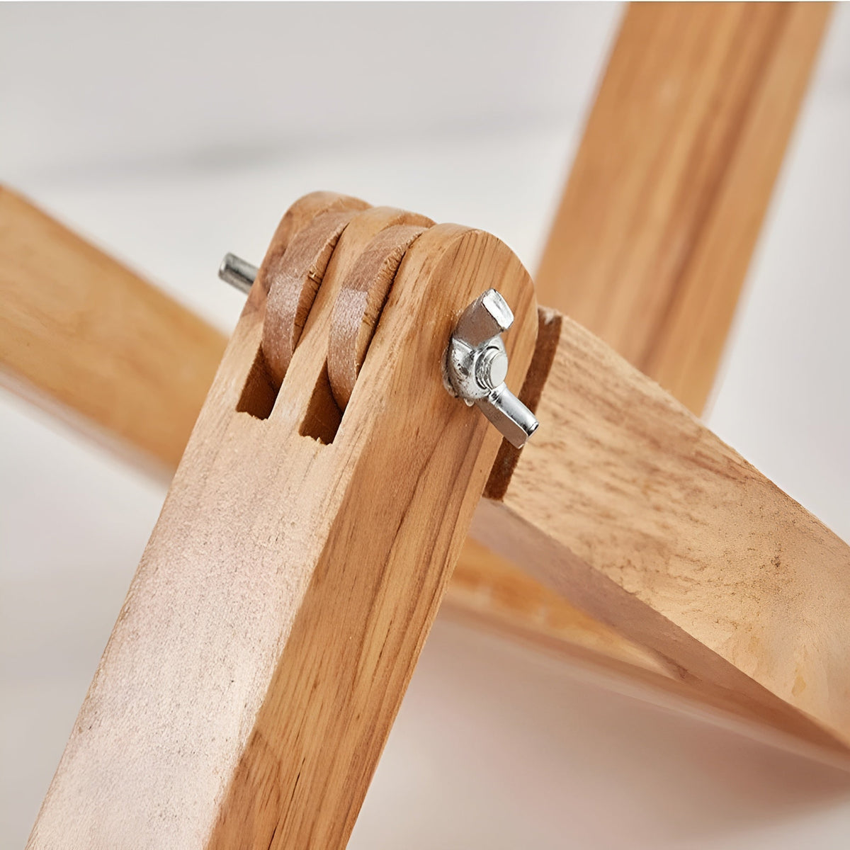 Solid Wood Flexible Desk Lamp with Robot Design