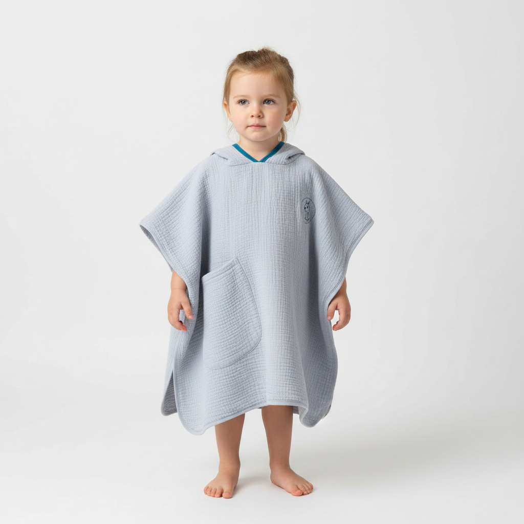 Children's Hooded Poncho Wrap