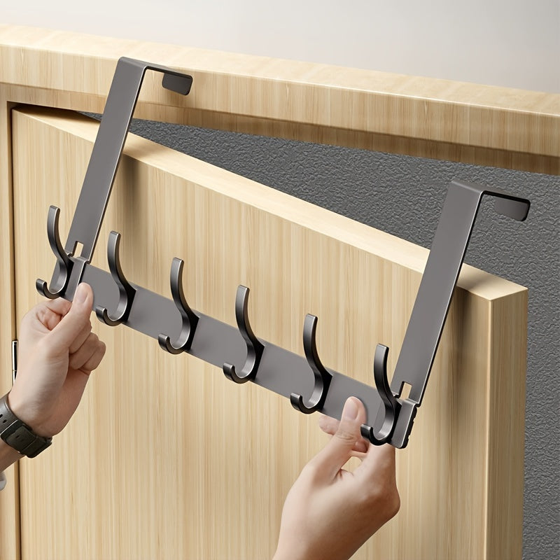 Over-Door Hook Organizer for Coats and Accessories
