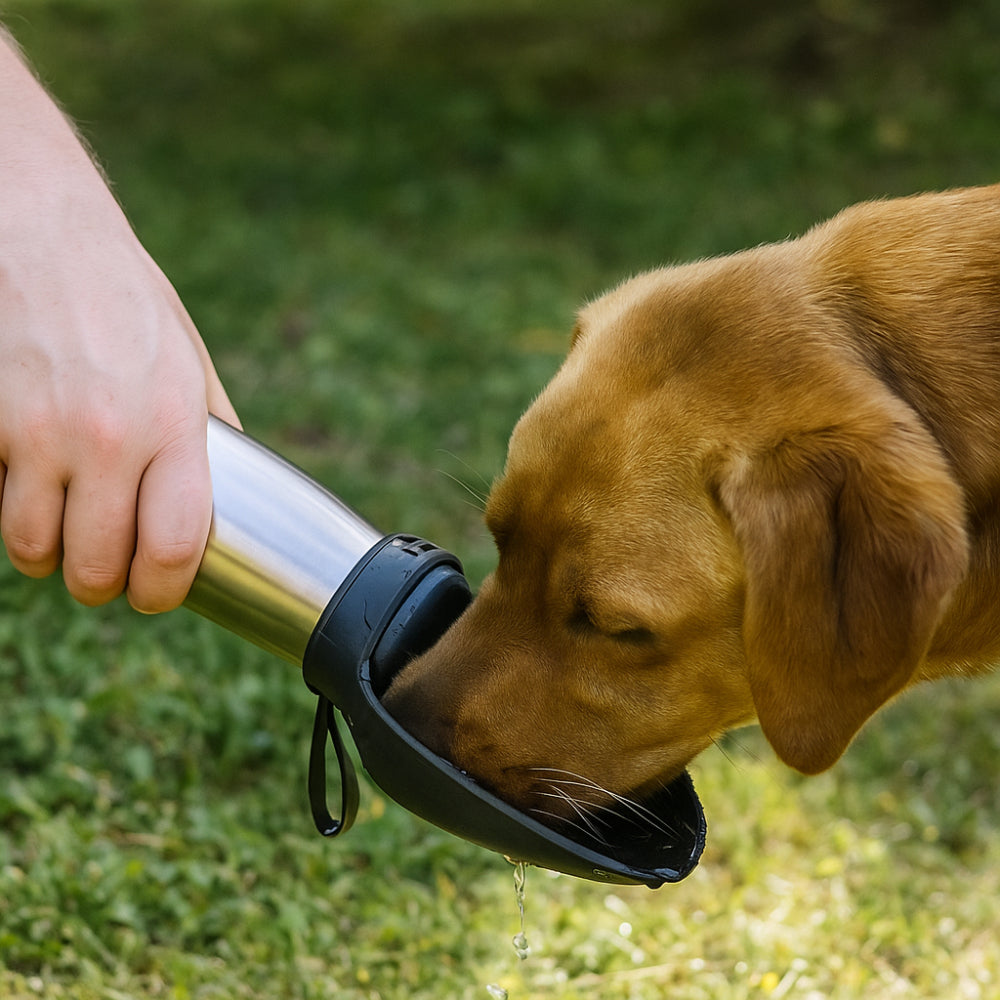 PawHydrate | Stainless Steel Travel Water Bottle for Dogs