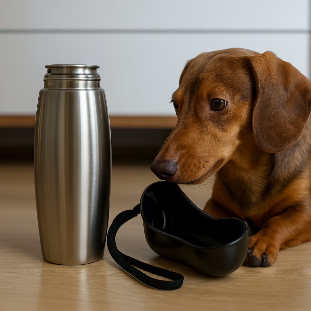 PawHydrate | Stainless Steel Travel Water Bottle for Dogs