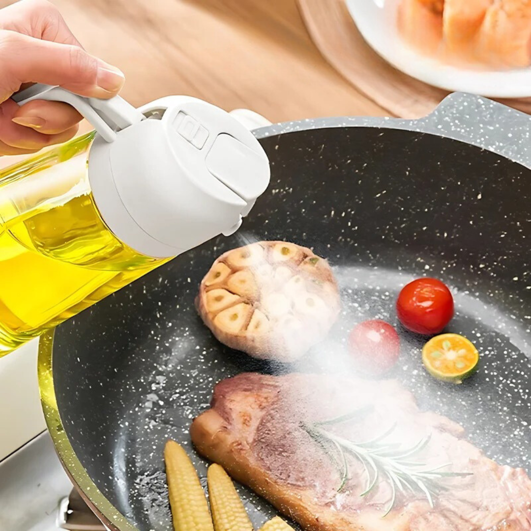 Dual-Function Culinary Oil Sprayer