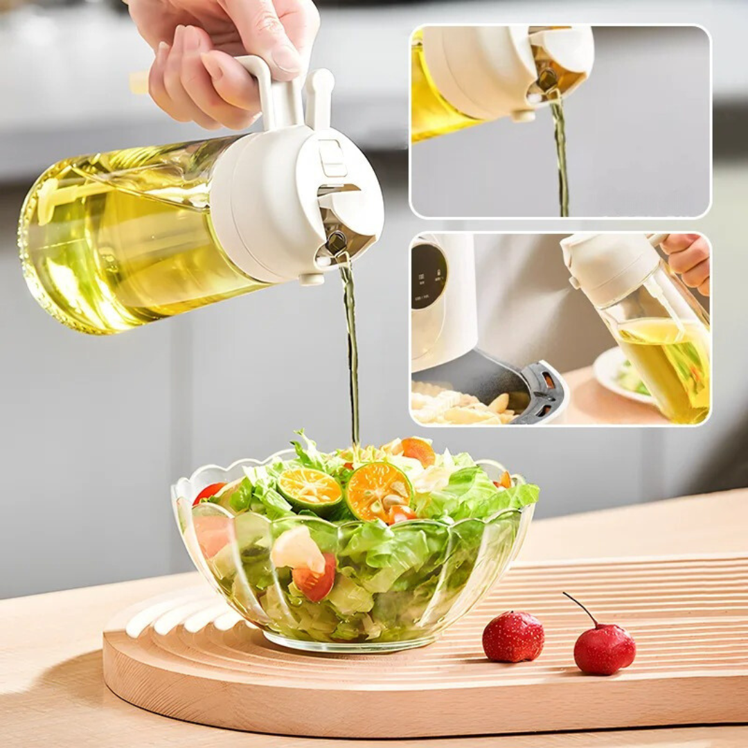 Dual-Function Culinary Oil Sprayer