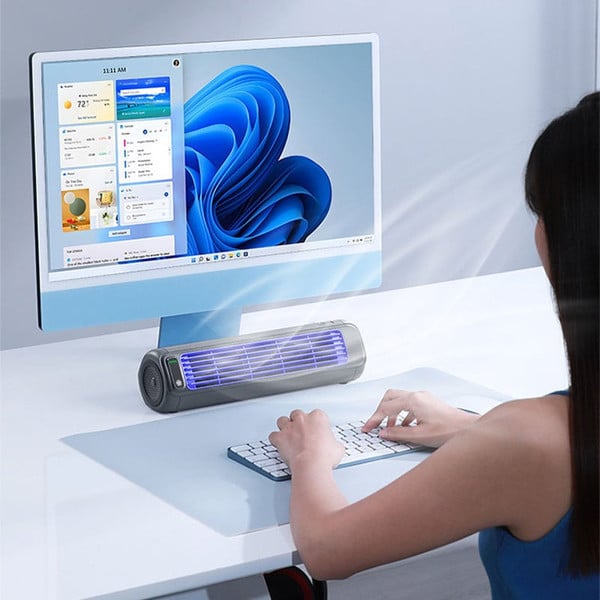 Compact Whisper Fan for Effortless Cooling Anywhere
