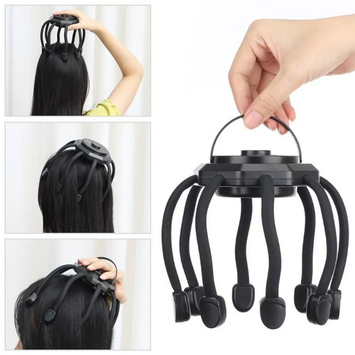 Rechargeable Scalp Relaxer with Custom Vibration Modes