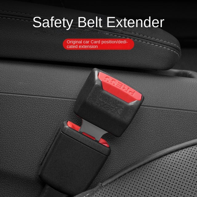 2-Pack Car Safety Belt Extension Clips for Comfort