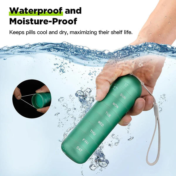 Travel-Friendly 7-Day Medication Organizer with Durable Design