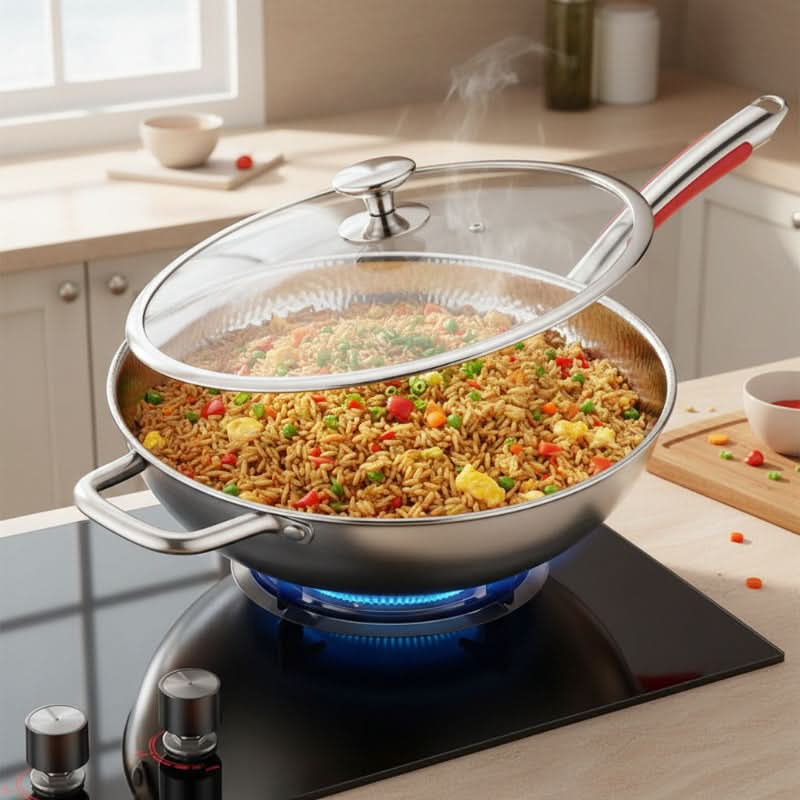 Elysium Chef – High-Quality Induction-Ready Stainless Steel Wok