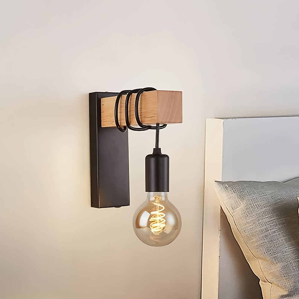 Contemporary Hardwired Wall Light Fixture for Indoor Spaces