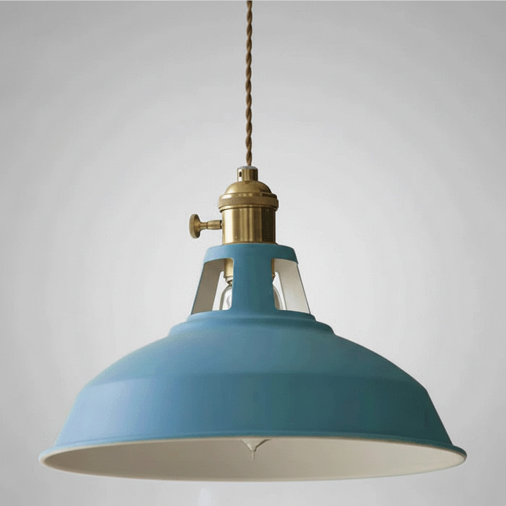 Metal Pendant Light Fixture for Industrial Decor