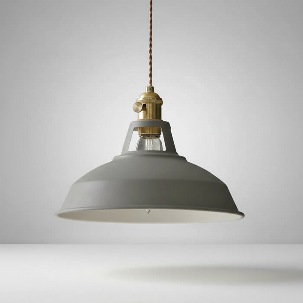 Metal Pendant Light Fixture for Industrial Decor