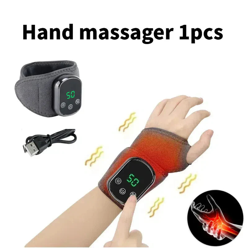 ThermoRelax Ankle Massager with Adjustable Heat & Vibration