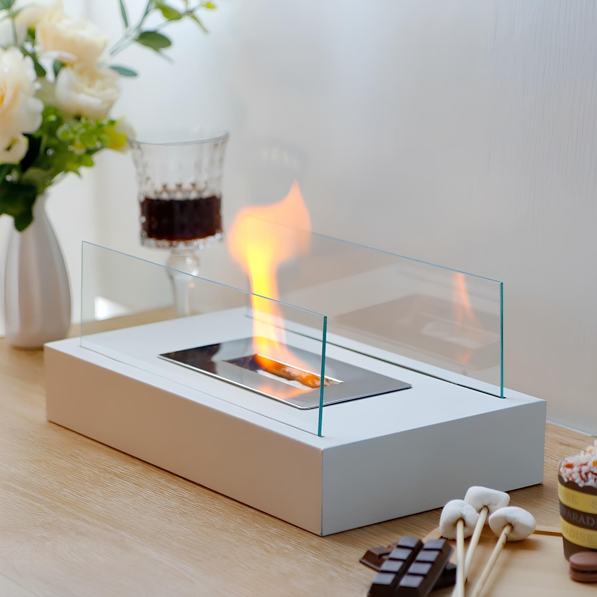 Decorative Fire Feature for Indoor and Outdoor Use