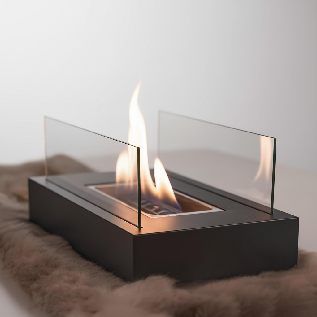 Decorative Fire Feature for Indoor and Outdoor Use