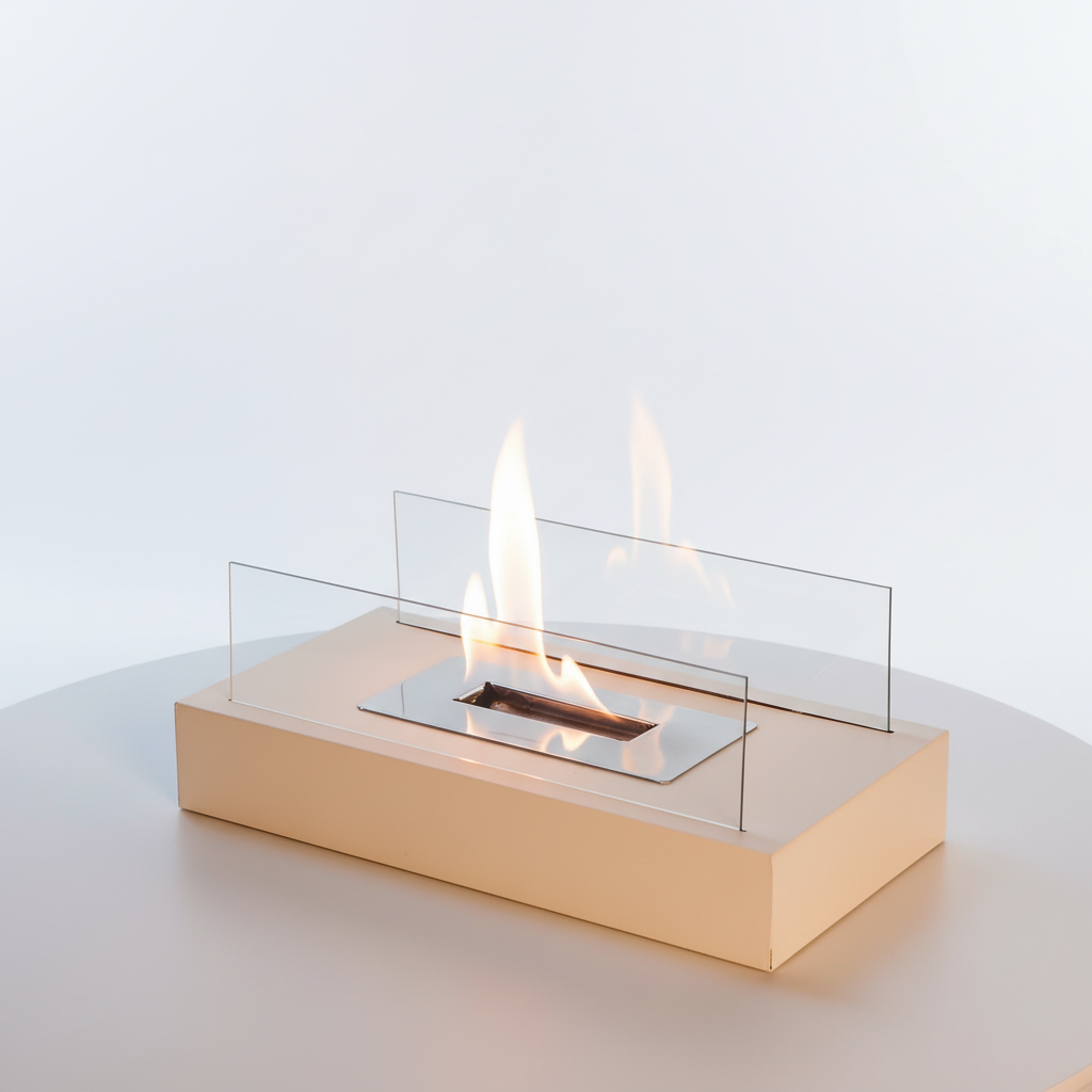 Decorative Fire Feature for Indoor and Outdoor Use