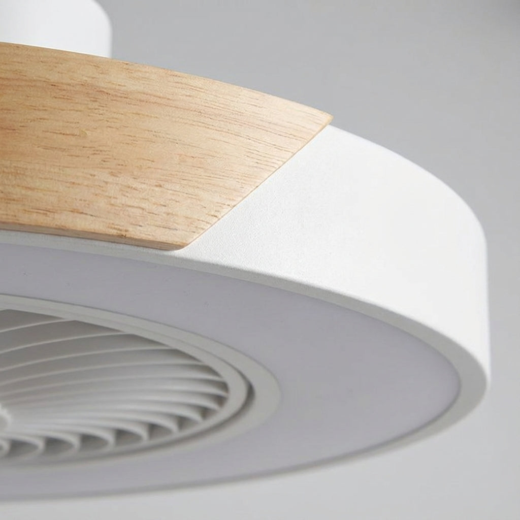 LED Ceiling Fan Light Fixture with Integrated Design