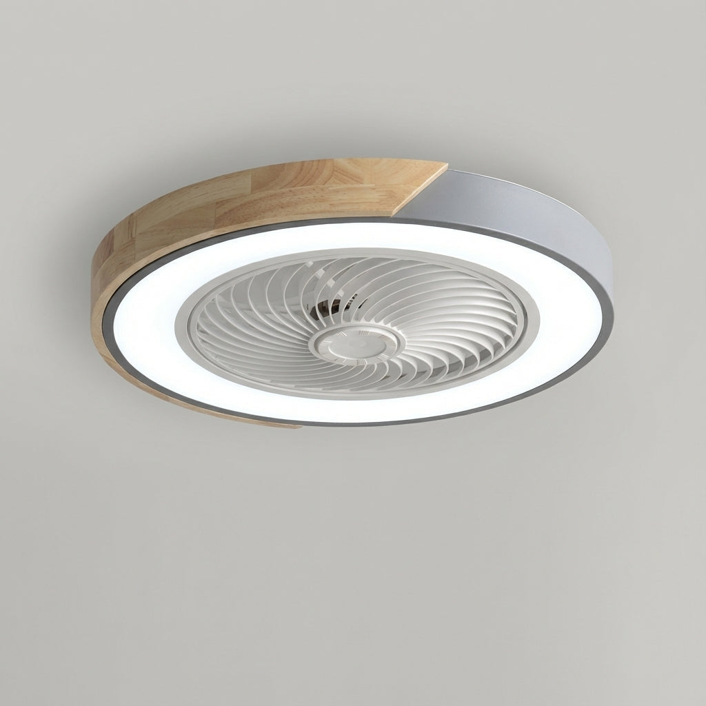 LED Ceiling Fan Light Fixture with Integrated Design