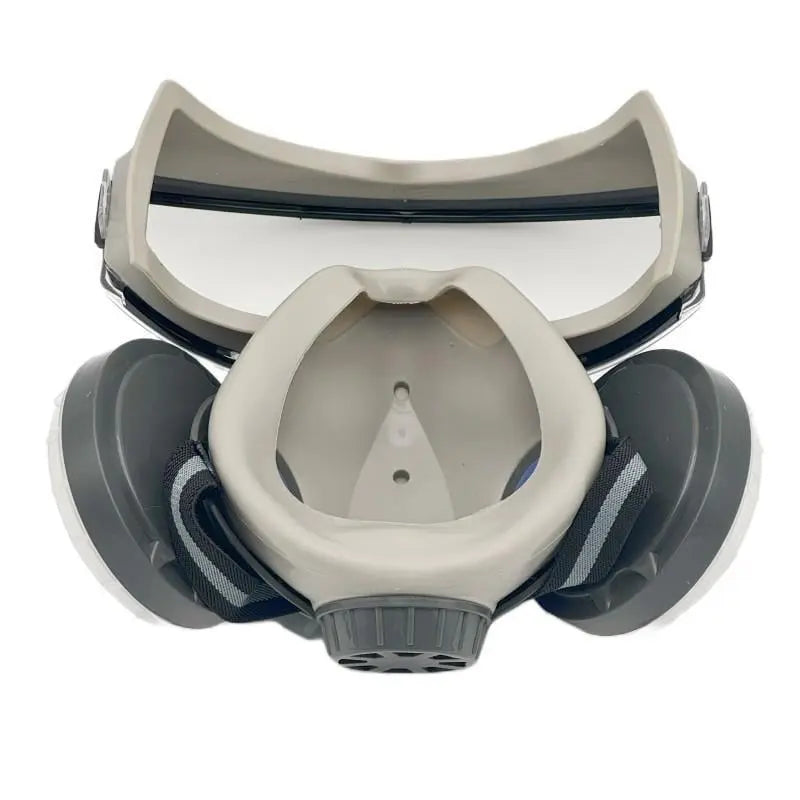 DustShield Reusable Half-Face Respirator Mask with Cotton Filters