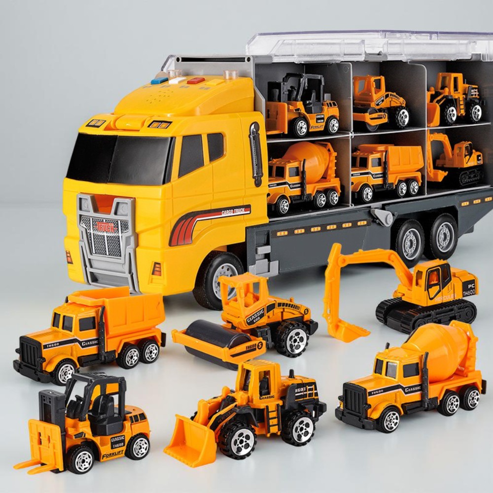Dynamic Builder's Vehicle Collection | Mini Alloy Trucks & Sounds