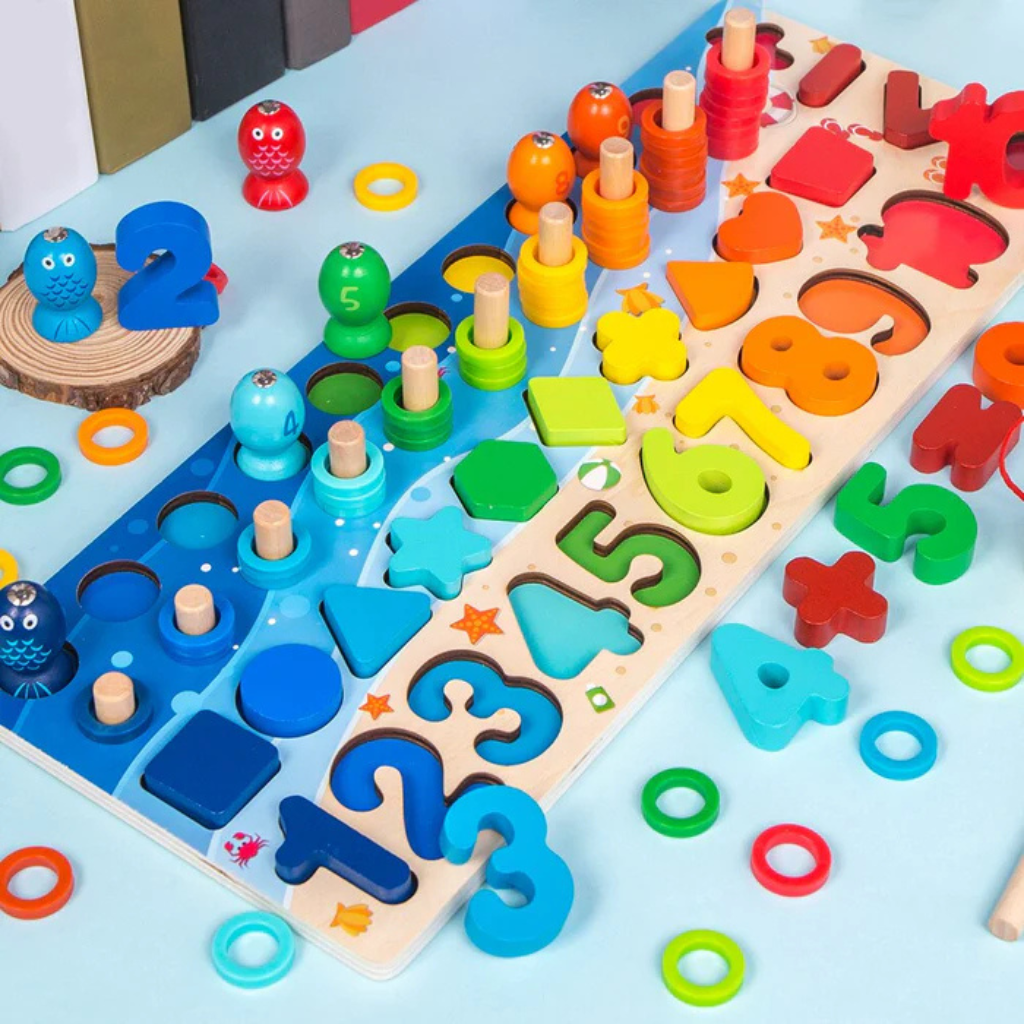 Engaging Wooden Learning Board for Toddlers | Essential Educational Toy