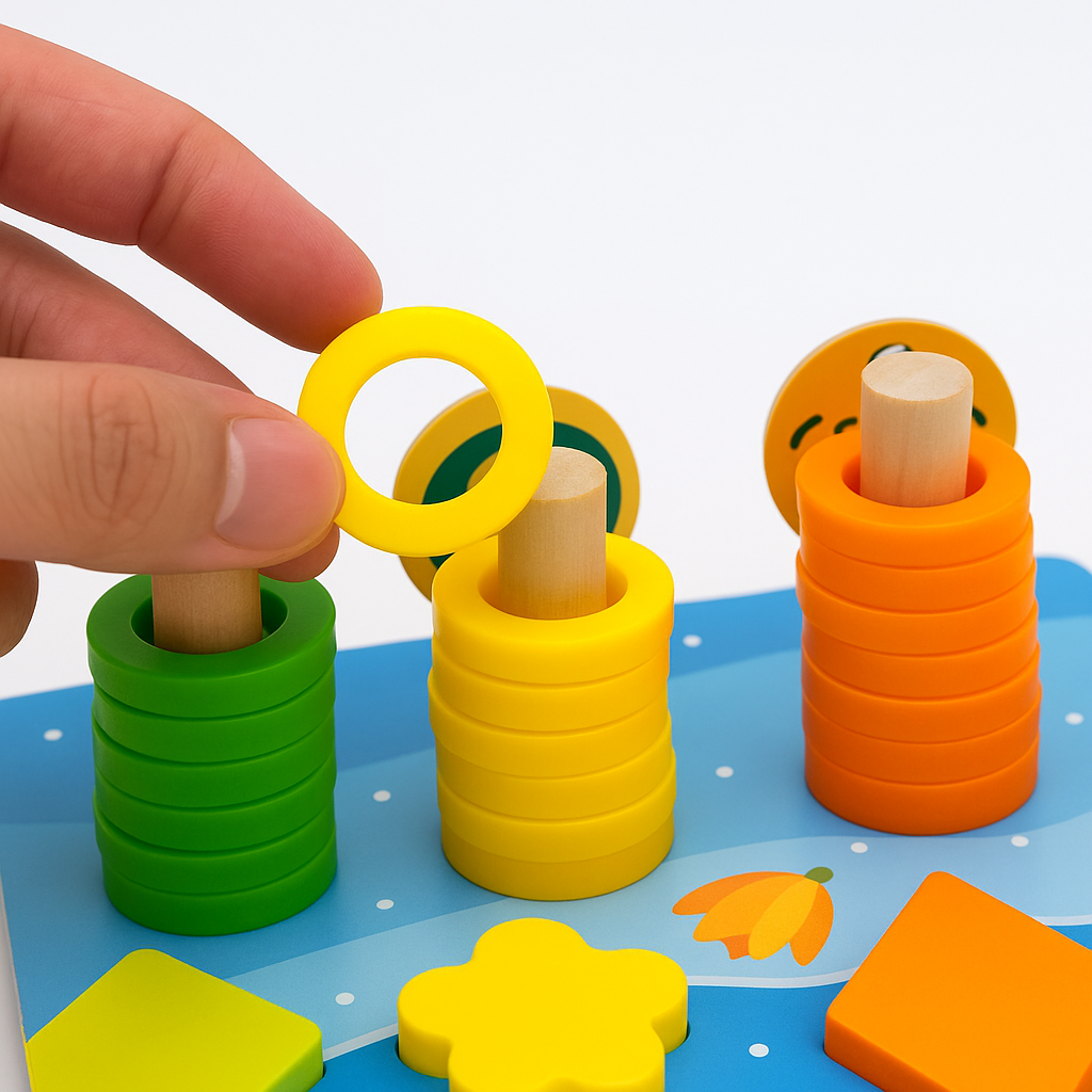 Engaging Wooden Learning Board for Toddlers | Essential Educational Toy