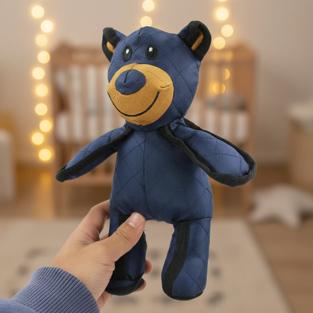Delightful Bear-Shaped Plush Dog Toy for Interactive Fun