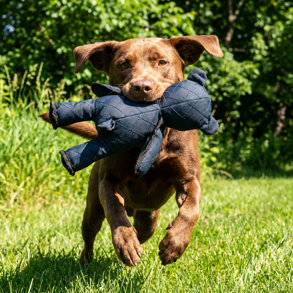 Delightful Bear-Shaped Plush Dog Toy for Interactive Fun