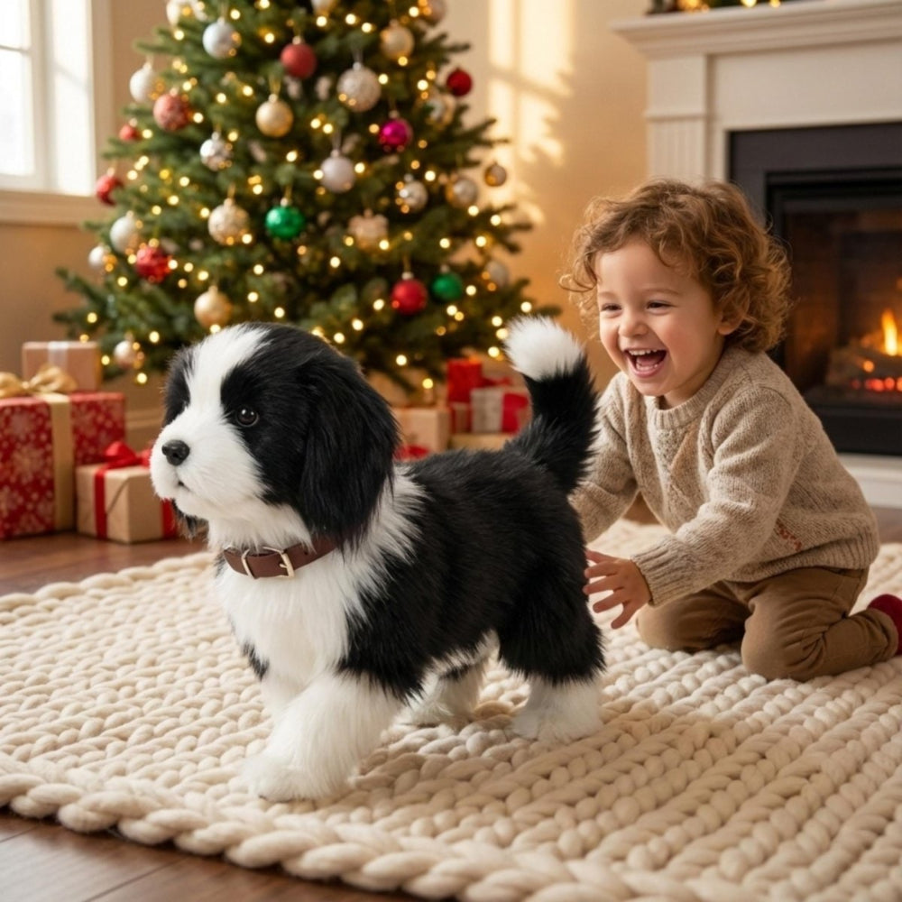 Lively Robotic Puppy Companion | Interactive Walking & Barking Toy