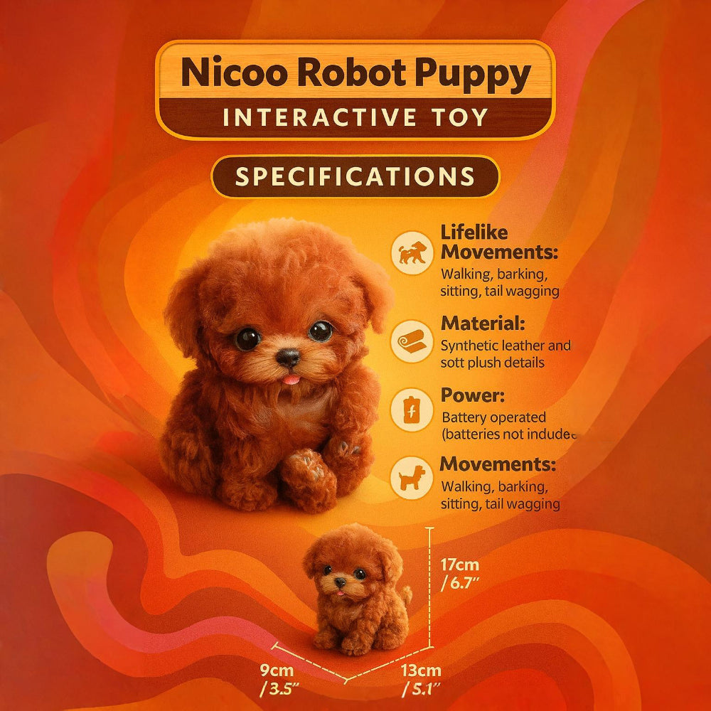Lifelike Interactive Puppy Companion Toy for Kids