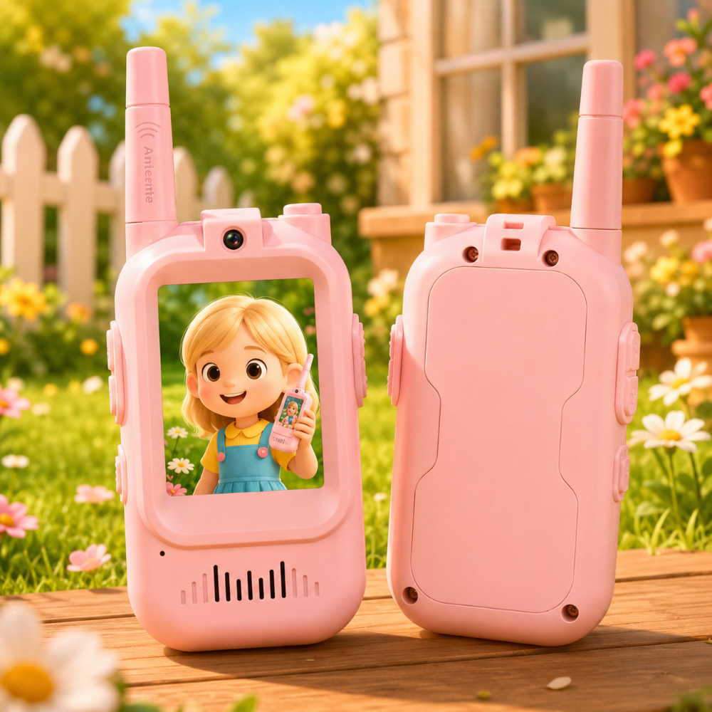 Rechargeable Video Chat Walkie Talkie Duo for Kids