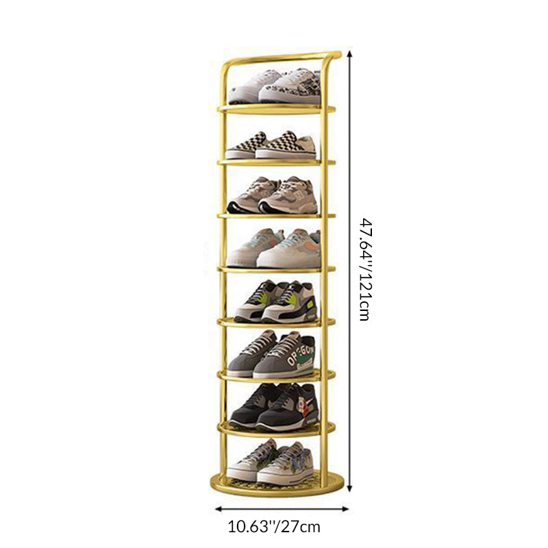 Chic Steel Shoe Stand for a Clutter-Free Entrance