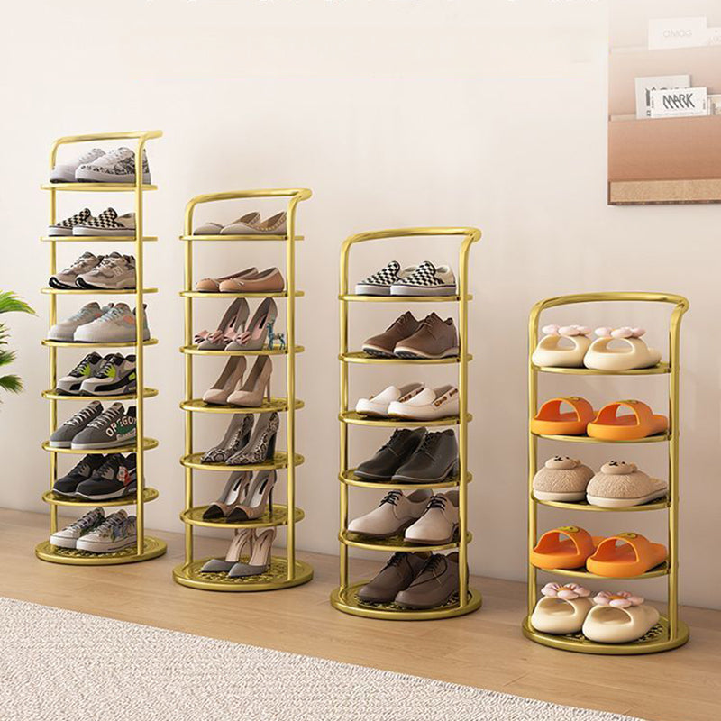 Chic Steel Shoe Stand for a Clutter-Free Entrance
