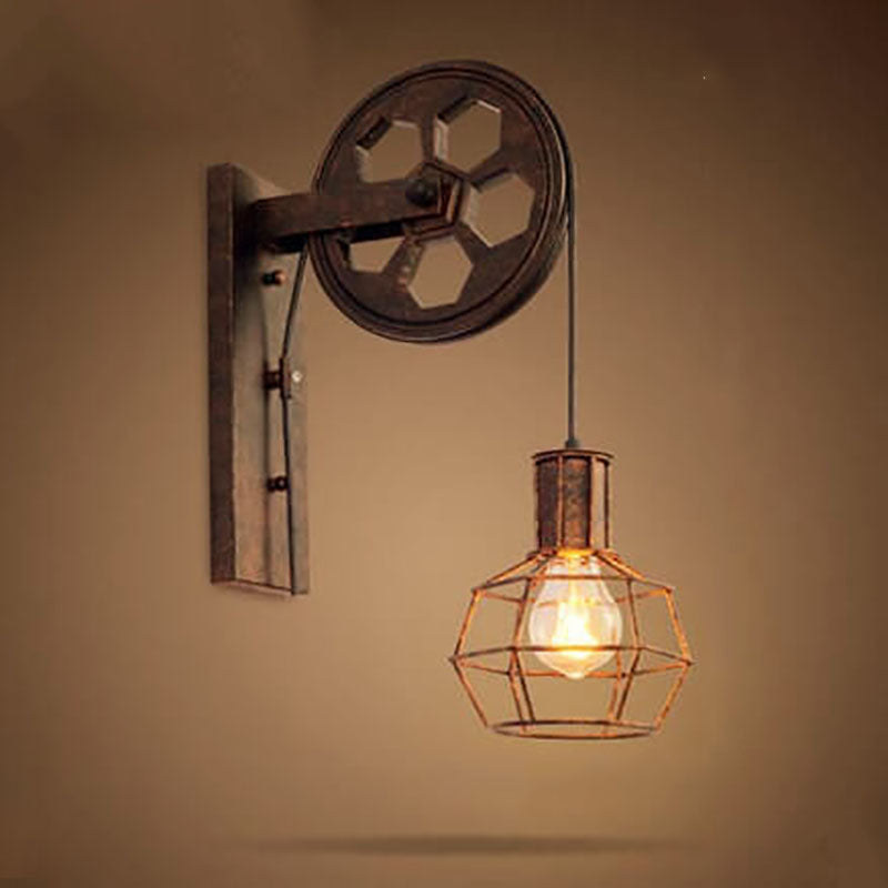 Rustic Charm | Vintage Industrial Wall Lighting Fixture