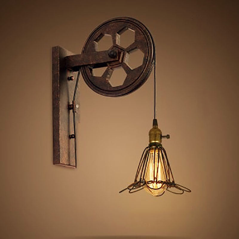 Rustic Charm | Vintage Industrial Wall Lighting Fixture